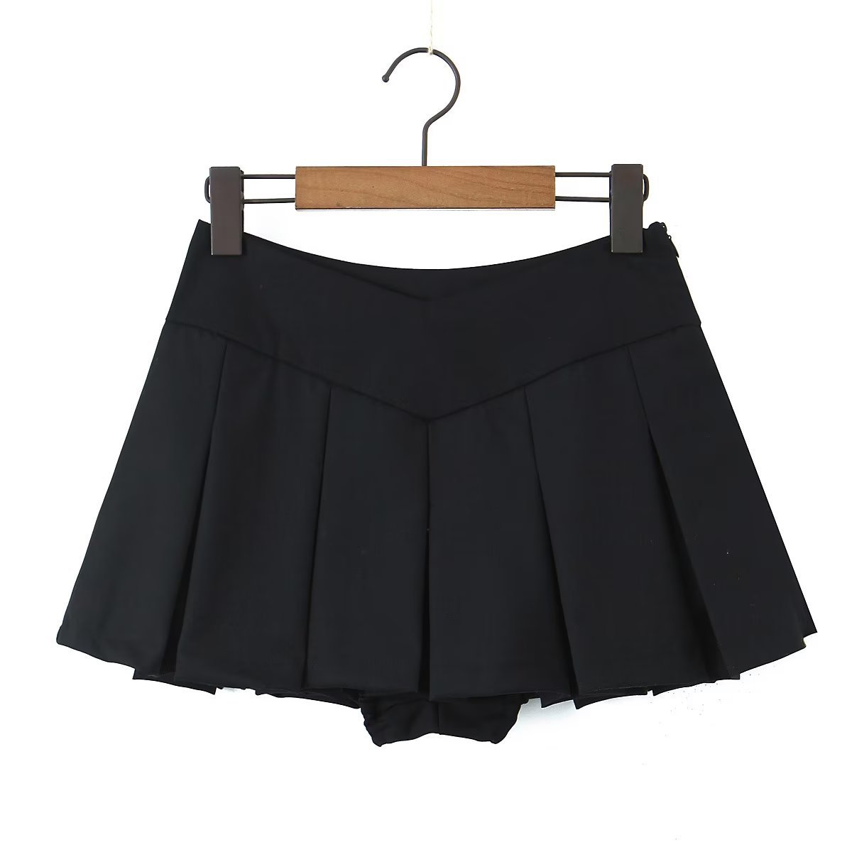 Women's Hot Girl Style V-shaped Waist Pleated Skirt