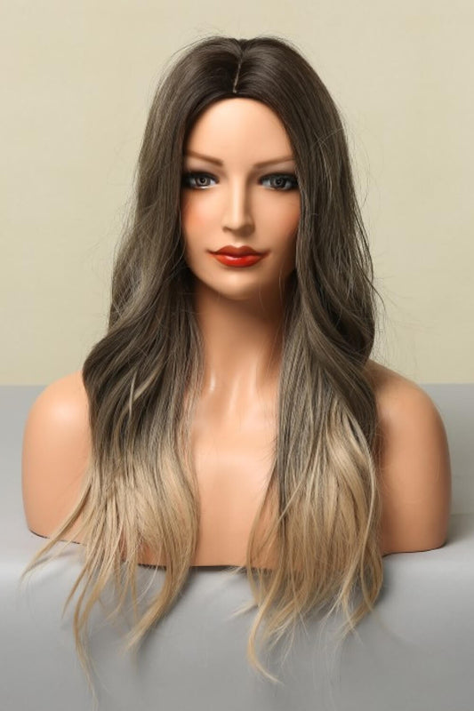 13*1" Full-Machine Wigs Synthetic Long Straight 24"