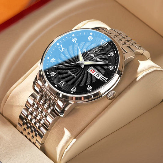 Men's Steel Strap Watch Luxury Trend