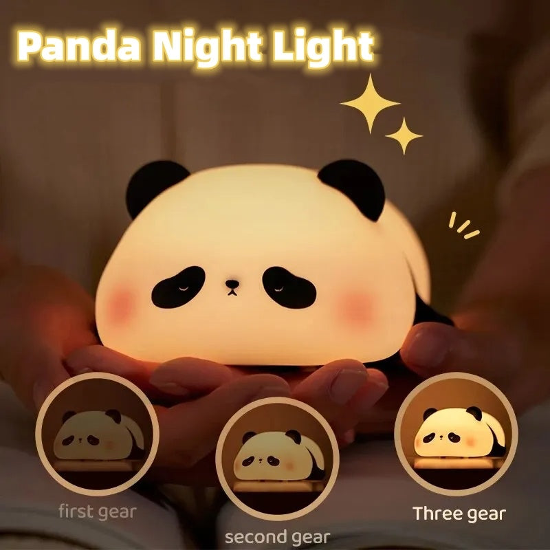 Panda Night Lights For Kids/Rechargeable Lamp