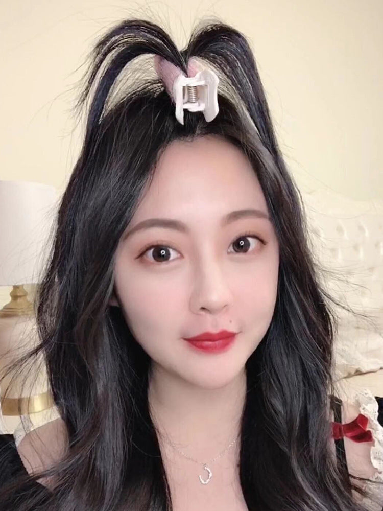 Korean Hair Root Fluffy Clip Little Red Book Recommendation