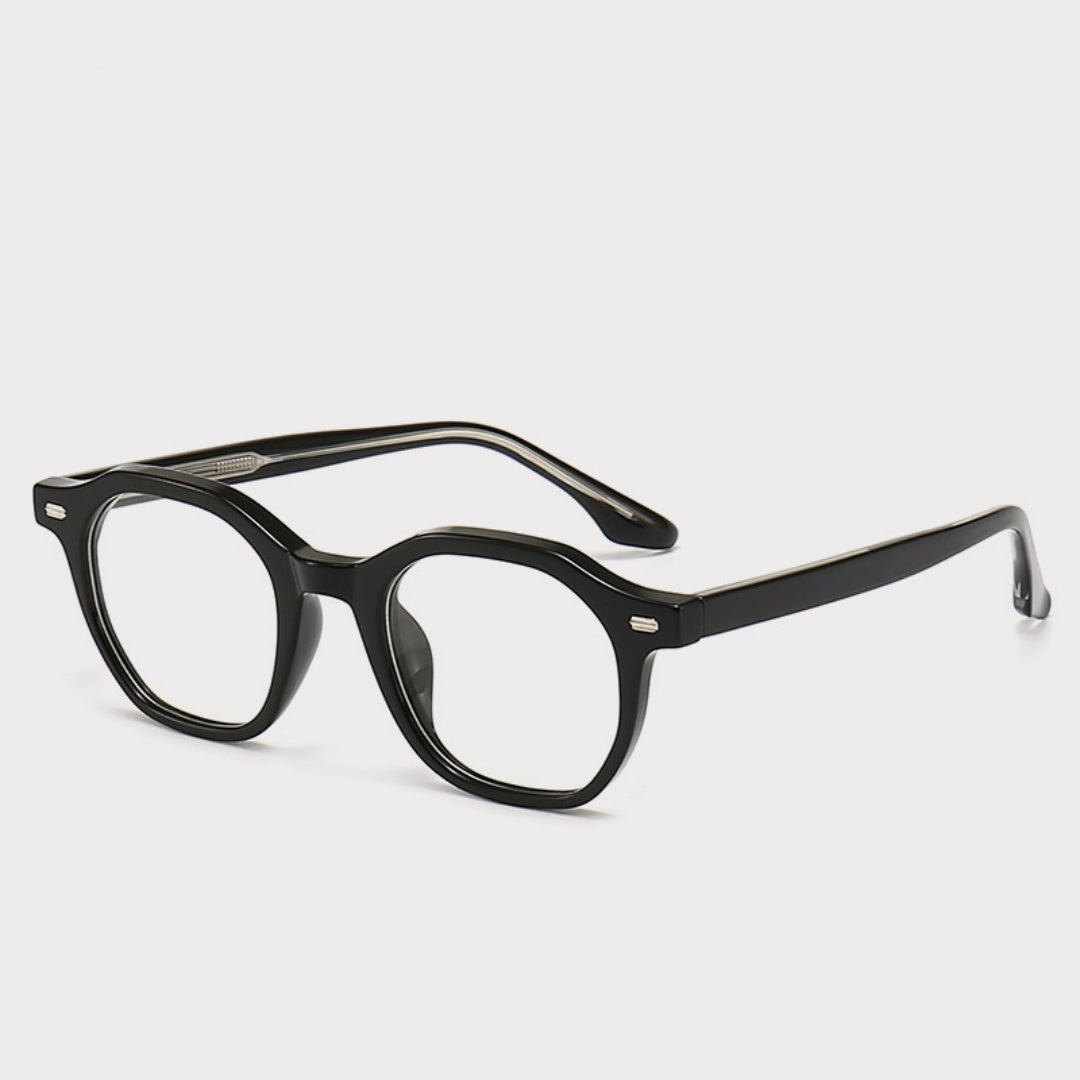 Retro Niche Texture Board Eyeglass Frame