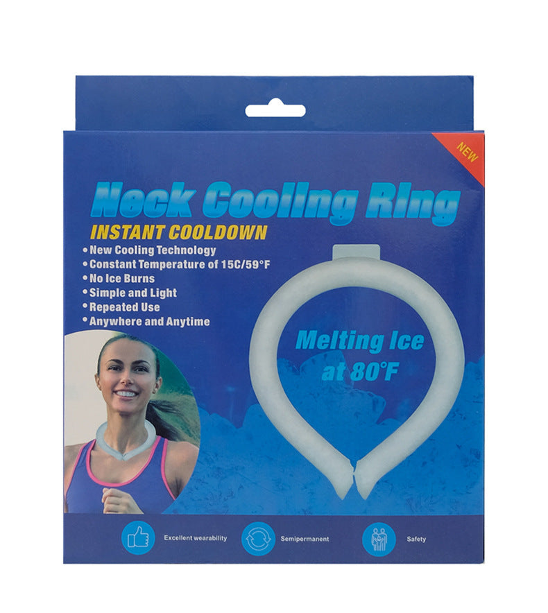 New Products For Summer Cold Neck Ring Outdoor Sports Cooling Plaster Cooling Artifact Circle