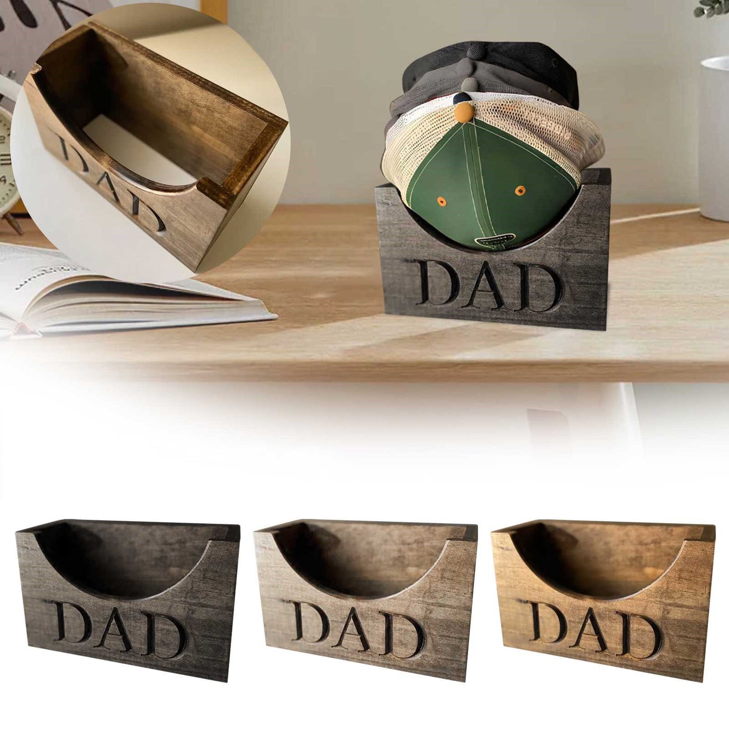 Father's Day Baseball Cap Storage Rack