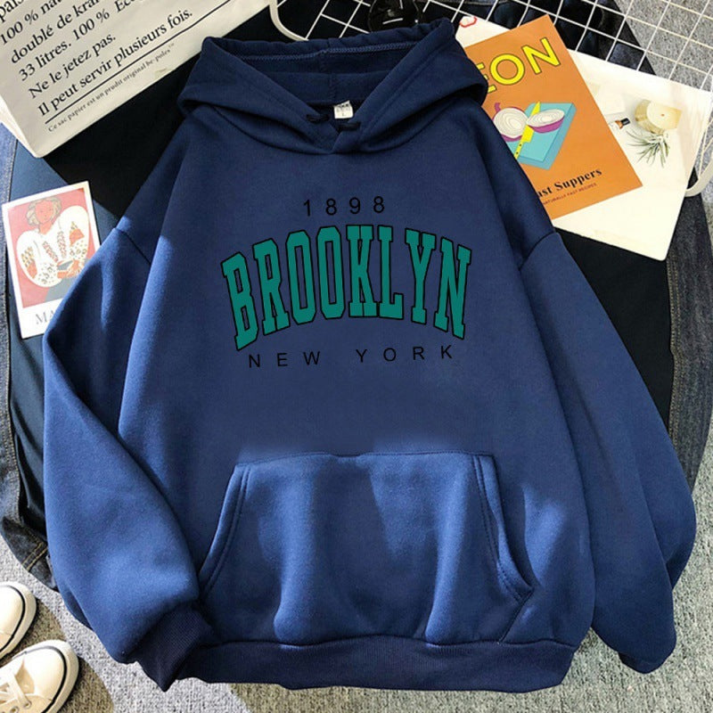 Brooklyn New York Printed Women Hoodie